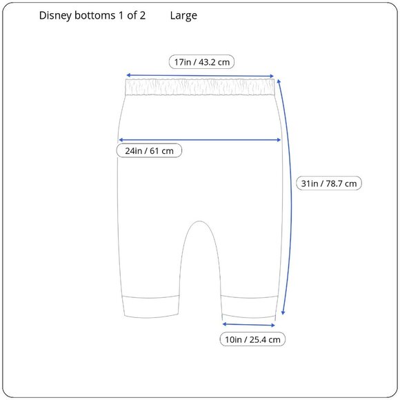 NWT Disney Large Sleepwear Pajama Set Multicolored Floral Mickey Mouse Print - Picture 5 of 16